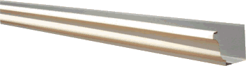 Seamless aluminum gutter